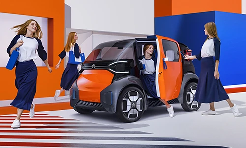 Ngắm xe ôtô điện mini Citroen Ami One siêu ấn tượng