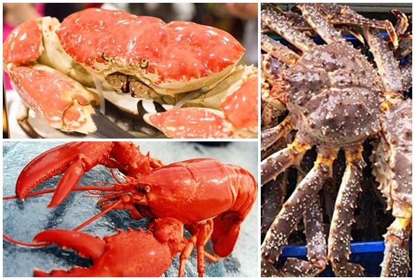 Cua hoàng đế, cua Úc, tôm hùm Alaska đi máy bay... đắt đỏ dịp cận Tết