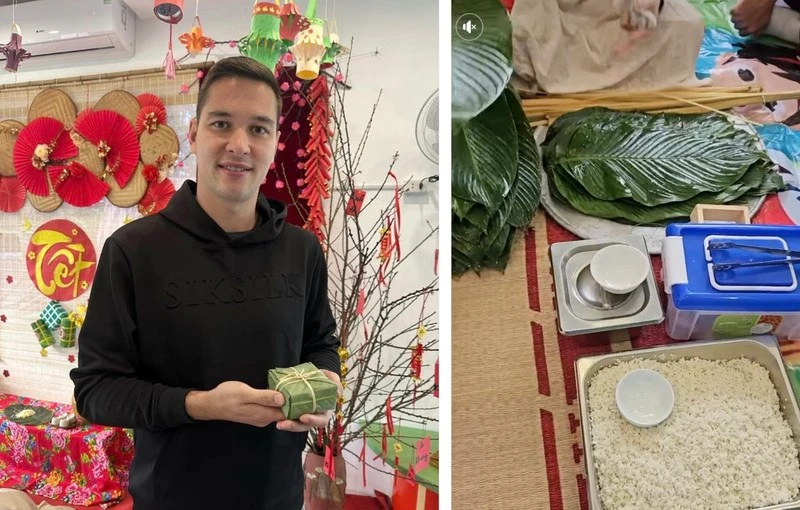 Thủ môn Nguyễn Filip lần đầu làm chuyện này dịp Tết