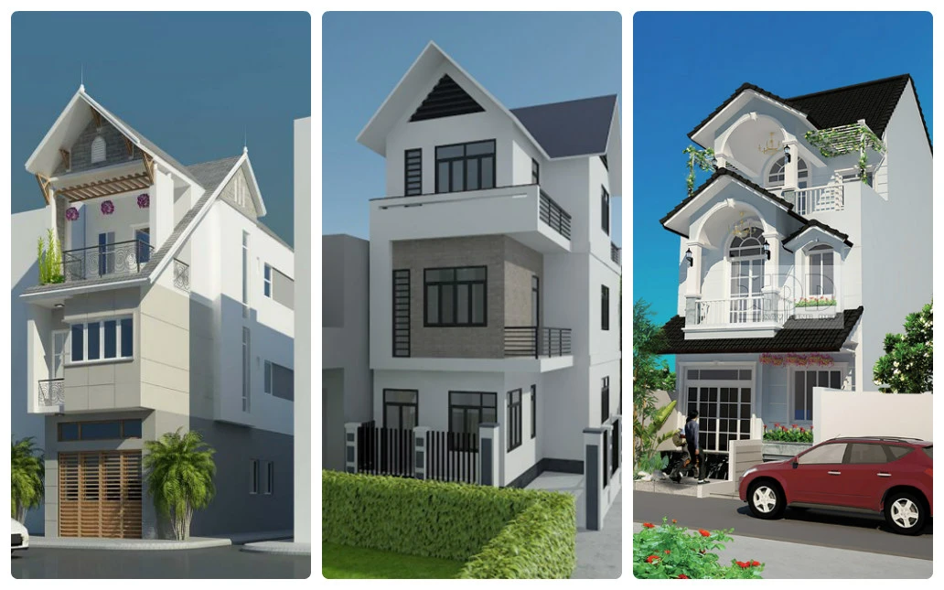 Gợi ý 10 mẫu thiết kế nhà 3 tầng mái ngói đẹp mê ly