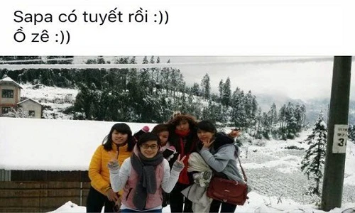 Vạch mặt thanh niên loan tin tuyết rơi ở Sapa