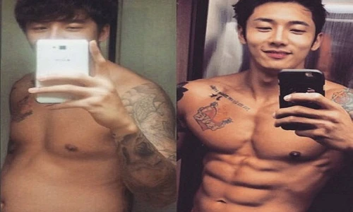 Anh chàng béo phì lột xác thành nam thần bụng 6 múi