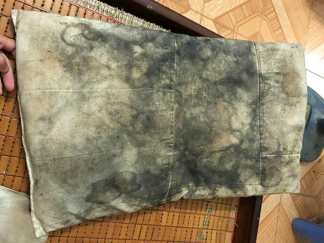 "Phát tởm" chiếc gối mốc meo, đen sì 2 năm không giặt của bạn cùng phòng