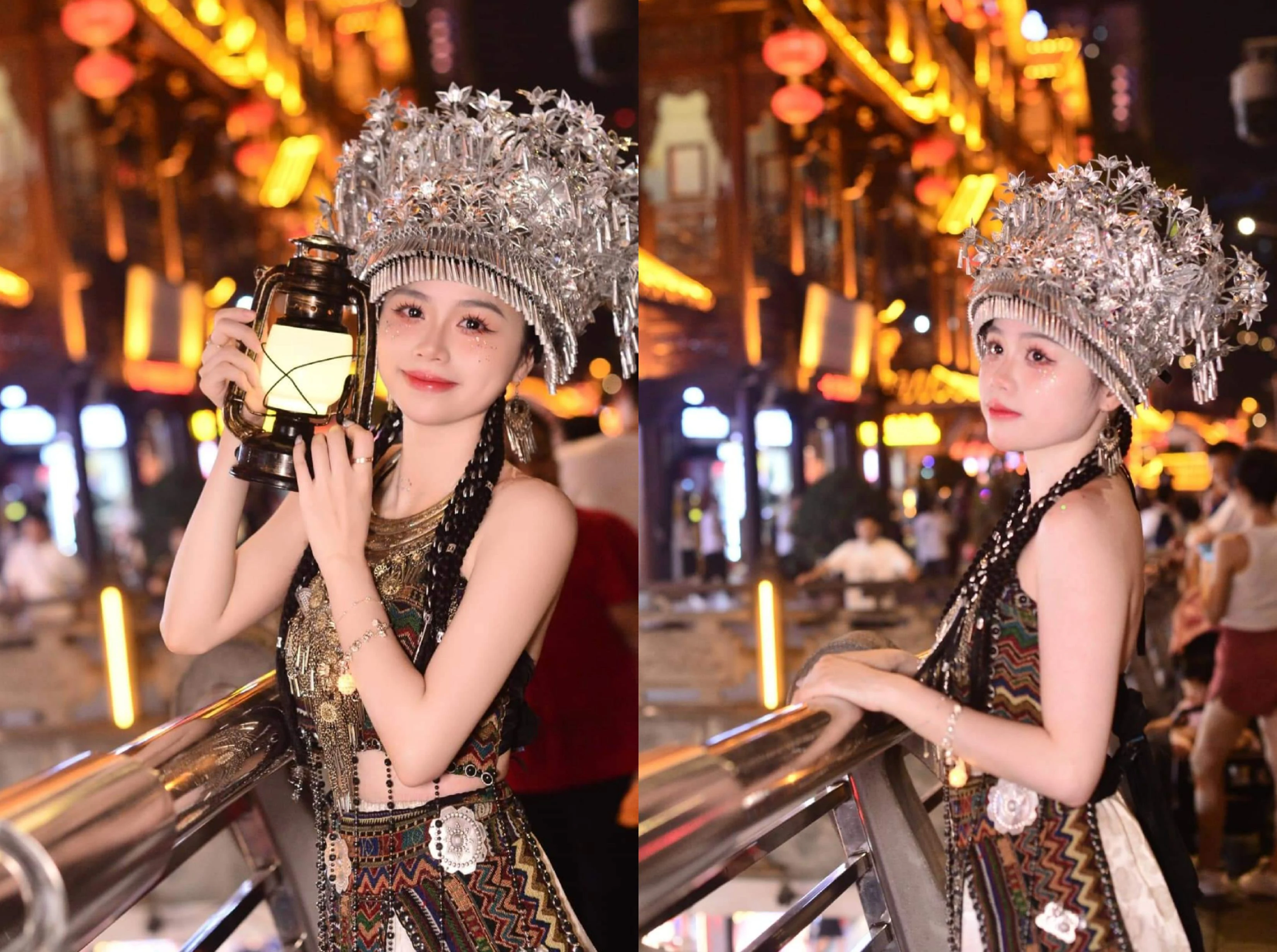 "Người cũ" Quang Hải hóa hot girl dân tộc cực long lanh