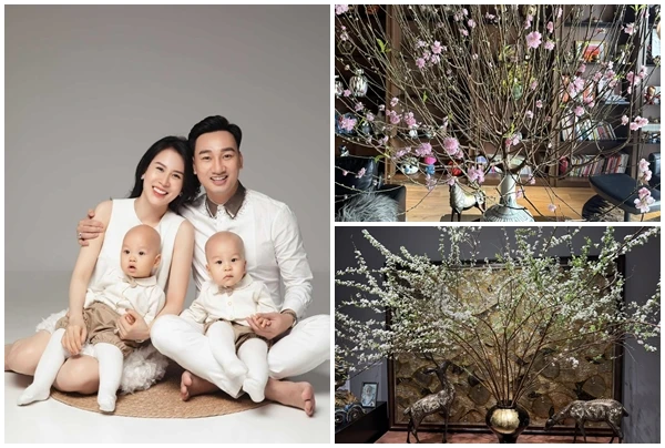 Cận cảnh căn hộ rực rỡ sắc xuân của MC Thành Trung