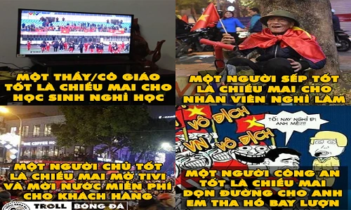 Dân mạng xôn xao xin nghỉ học, nghỉ làm cổ vũ U23 VN