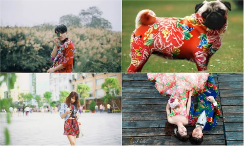 Giới trẻ mê nhiếp ảnh đua nhau chế mốt chăn con công