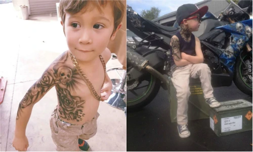 Thất kinh trước cảnh những đứa trẻ xăm mình bặm trợn