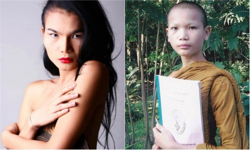 Nhà sư chuyển giới thành người mẫu kiếm tiền trả nợ