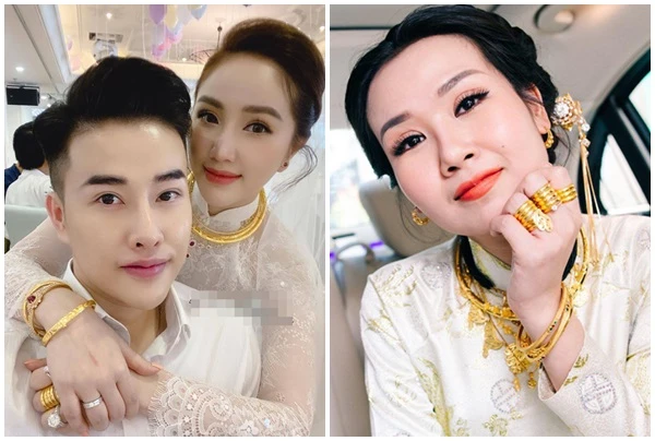 Giá vàng tăng mạnh: Ngắm trang sức hàng khủng của sao Việt