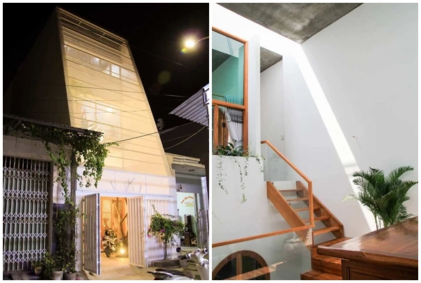 Nhà ống như đèn lồng lấp lánh trong hẻm nhỏ ở Nha Trang