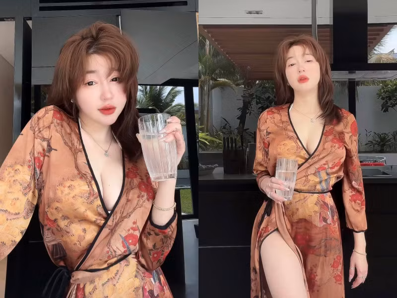 Uống nước cũng quyến rũ, cựu hot girl Elly Trần làm netizen xao xuyến