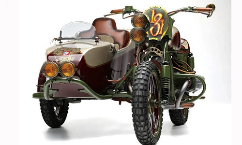 Ngắm Sidecar 3 bánh Ural phong cách steampunk "kịch độc"