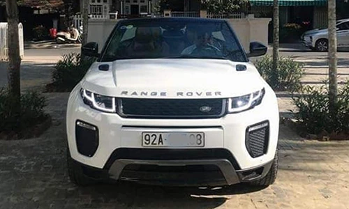 Đại gia Quảng Nam bán Evoque mui trần tiền tỷ