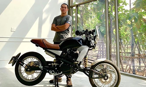 Sinh viên Việt tự thiết kế xe môtô, giành thủ khoa