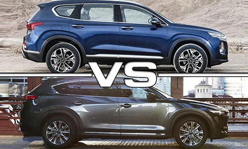 Mazda CX-8 mới có gì để đối đầu Hyundai SantaFe?