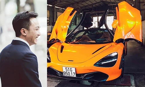 Siêu xe McLaren 720S hơn 18 tỷ của Cường Đô la ra biển trắng?