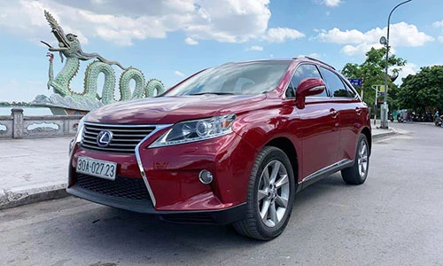 Xe sang Lexus RX350 dùng 10 năm giá 1,5 tỷ ở Hà Nội 