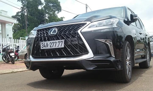 Lexus LX570 Super Sport biển khủng ở Hải Dương là "hàng nhái"
