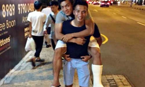 Tình bạn đẹp giữa Ngọc Thắng và Tấn Tài của U23 VN