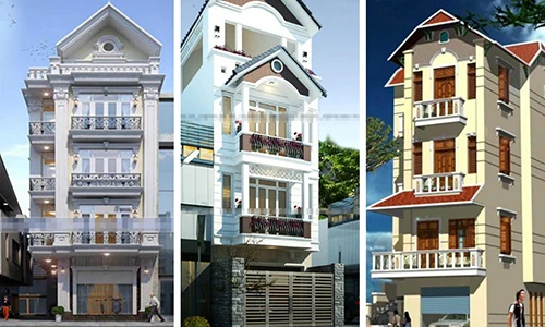 10 mẫu biệt thự phố 4 tầng đẹp hiện đại
