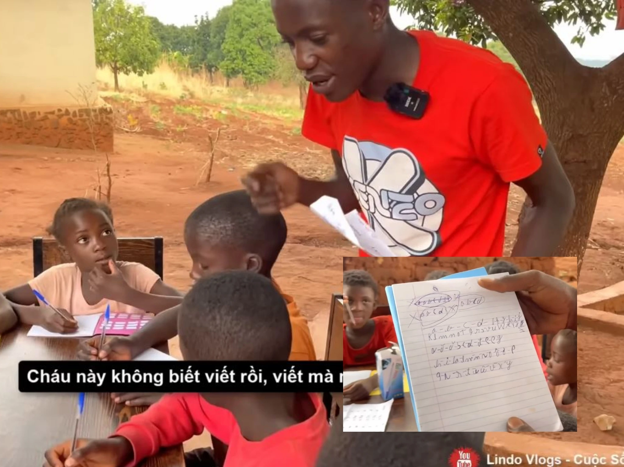 Team Quang Linh Vlogs dạy tiếng Việt ở châu Phi... và cái kết