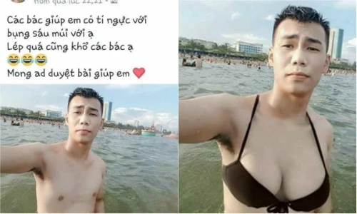 Nhờ dân mạng sửa ảnh bụng 6 múi, chàng trai nhận cái kết đắng