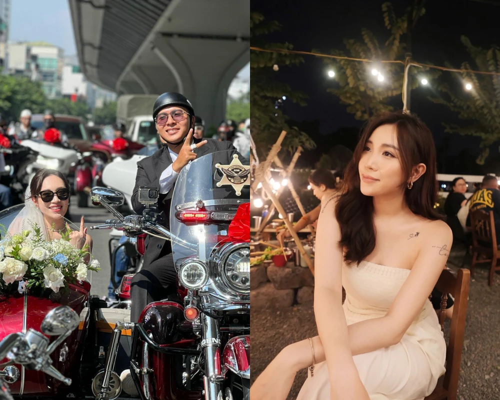Cựu tiếp viên hàng không được rước dâu bằng dàn moto giờ ra sao?