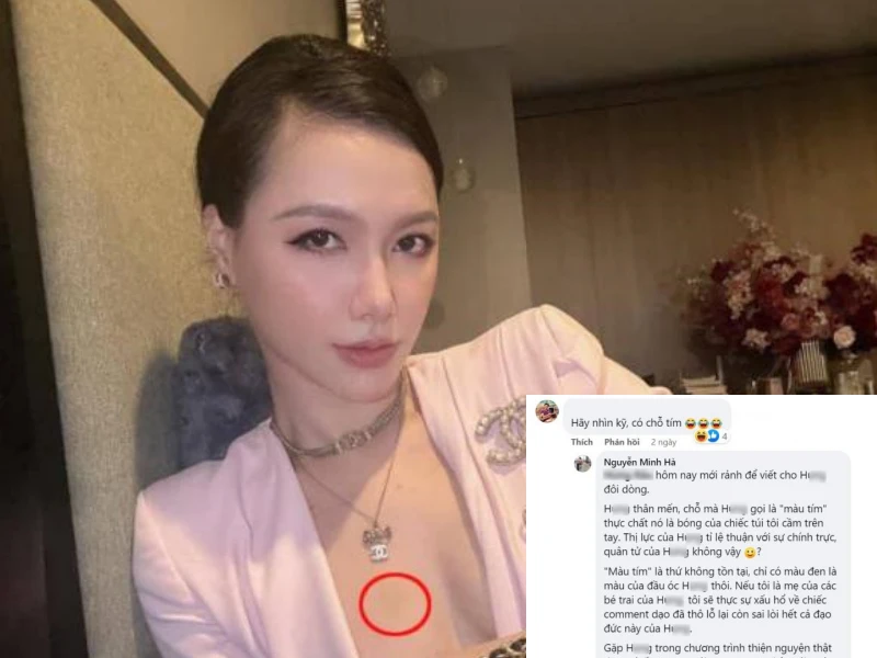 Bị soi "dấu vết" vòng một, "gái độc thân" Minh Hà đáp trả cực thấm