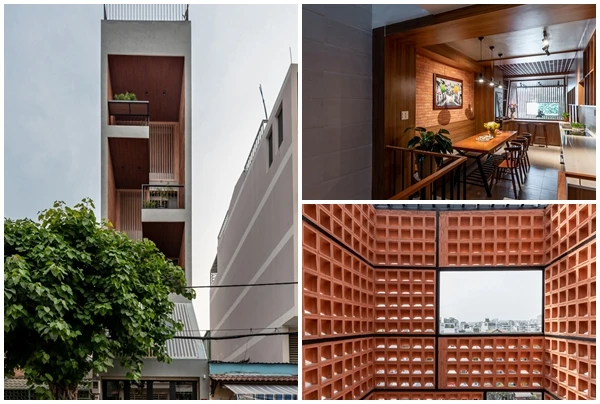 Nhà phố với mặt tiền “lọc ánh sáng” độc đáo giữa TP HCM 