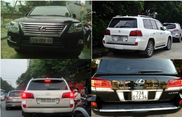 Dàn Lexus LX570 biển siêu đẹp của đại gia Việt