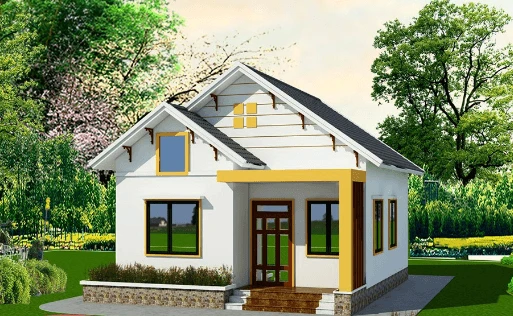 10 mẫu nhà cấp 4 mái thái 2 phòng ngủ siêu hợp lý