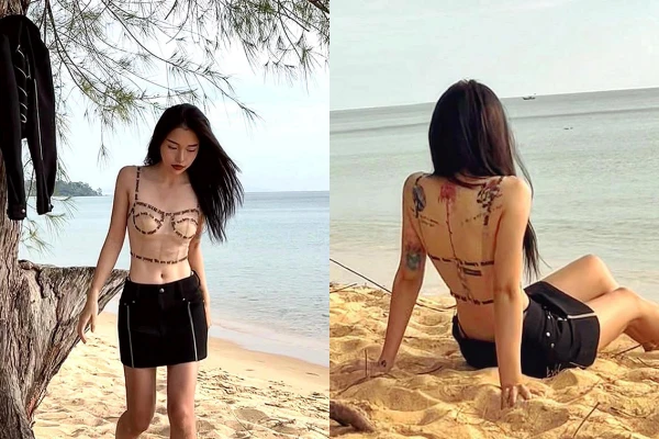 Linh Ngọc Đàm khoe đường cong siêu thực khiến fan “bối rối”