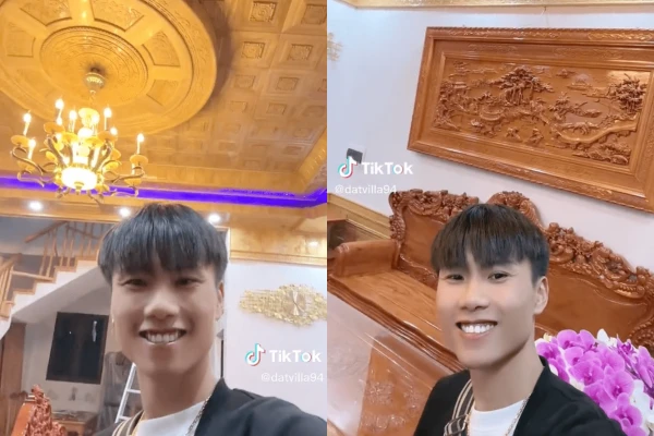 Bị ví là "đáy xã hội", Đạt Villa khoe nhà tiền tỷ toàn gỗ