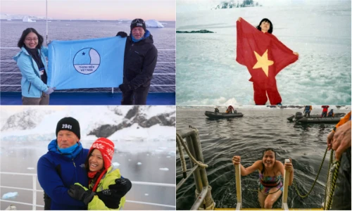 Những cô gái Việt Nam từng đặt chân đến Nam Cực