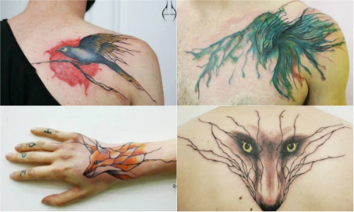 Phong cách xăm tia máu hút giới trẻ thế giới