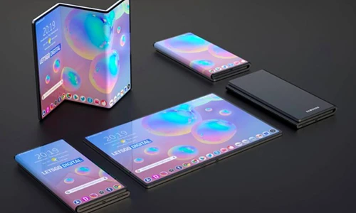 Lộ thiết kế smartphone màn hình gập 3 của Samsung
