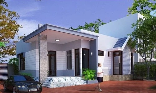 10 mẫu nhà mái bằng 1 tầng ở nông thôn giá rẻ, đẹp hiện đại