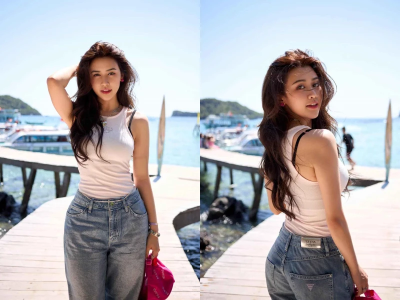 Quyên Qui gợi cảm nhất nhì show hẹn hò "Đảo Thiên Đường"