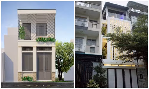 10 mẫu nhà ống lệch tầng đẹp hiện đại năm 2018