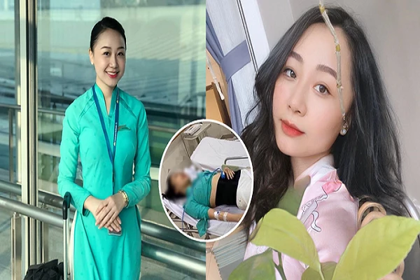 Xót xa nhan sắc nữ tiếp viên hàng không bị xe Mercedes tông