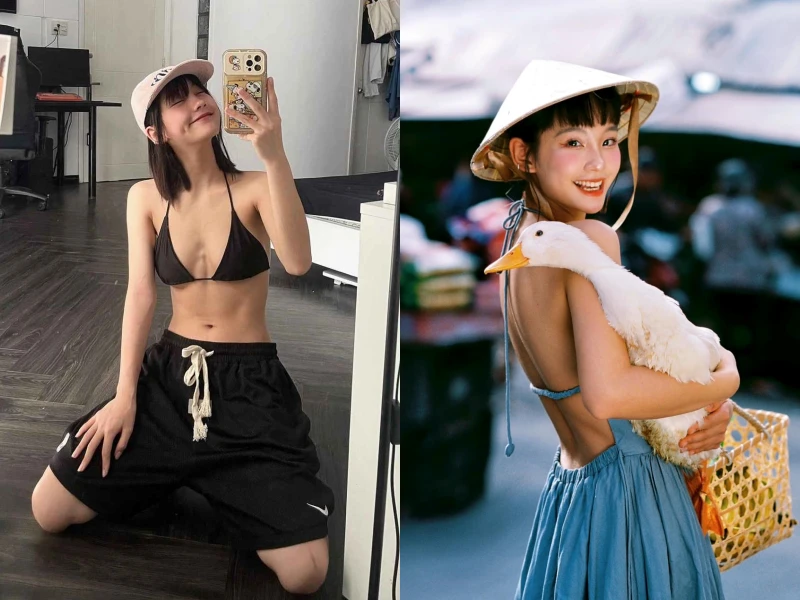 Hot girl người Tày Thu Hà Ceri ảnh đời thường gợi cảm khó tin