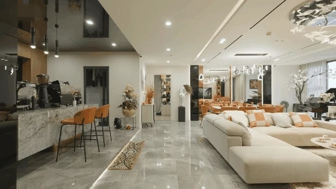 Căn hộ 300m2 đẹp từng centimet của cô giáo dạy Văn