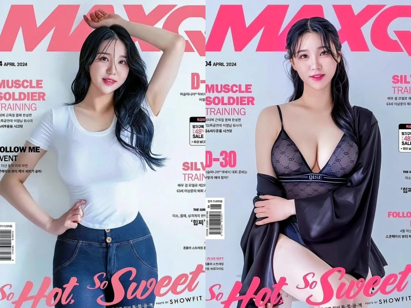 Xuất hiện trên bìa tạp chí, người đẹp hàng không gây chú ý