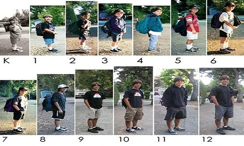 Ảnh khó quên về ngày đầu tiên, ngày cuối cùng đến trường 