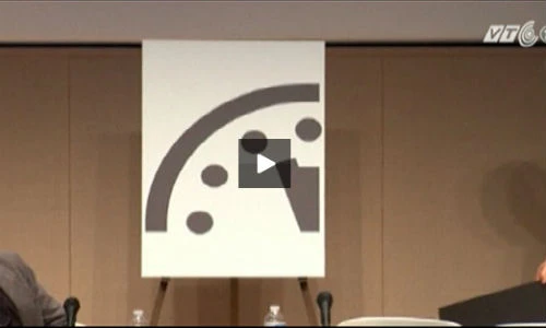 Đồng hồ ngày tận thế thế giới nhích thêm 2 phút