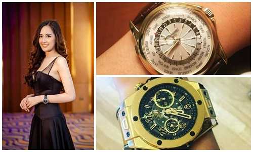 Mê mẩn bộ sưu tập đồng hồ tiền tỷ của Mai Phương Thúy