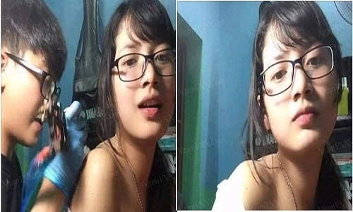 Thiếu nữ lộ "ảnh nhạy cảm" trong phòng xăm gây bão là ai?