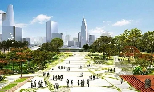 Phối cảnh chi tiết quảng trường lớn nhất Việt Nam sắp xây dựng