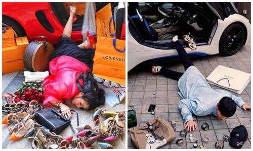 Xem con nhà giàu thế giới đua nhau ngã sấp mặt để khoe tiền